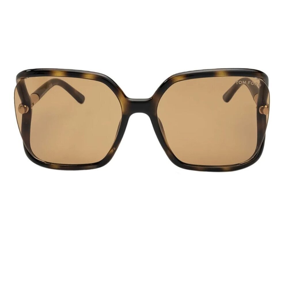 NWT Tom Ford FT1089 Havana Square 60mm Sunglasses - Picture 6 of 8
